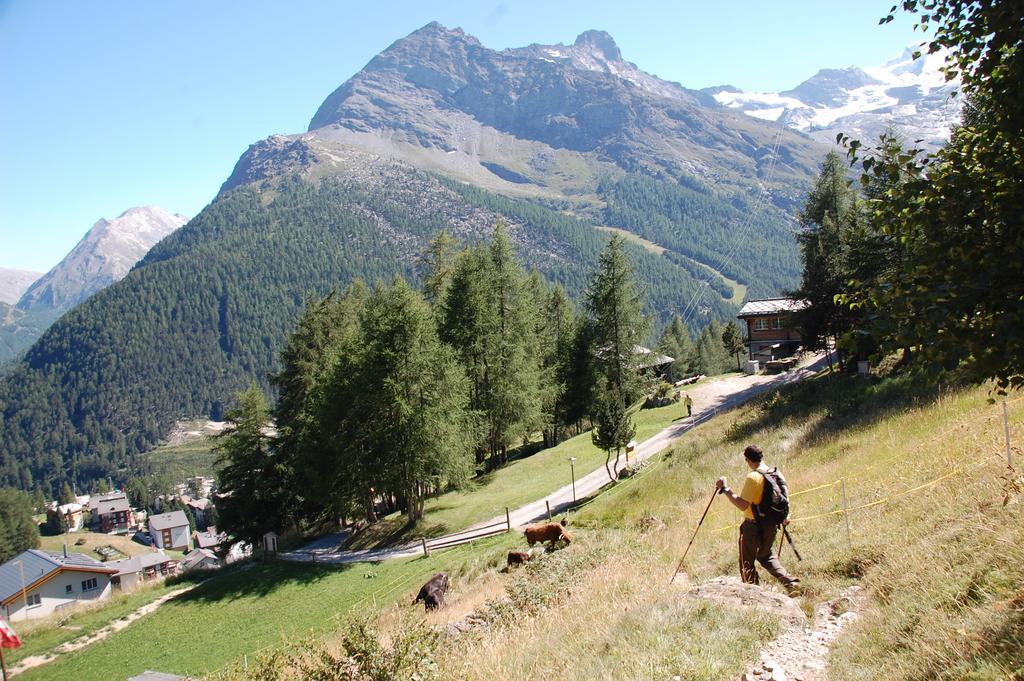 Ferienwohnung Allalinblick Saas-Fee Exterior foto